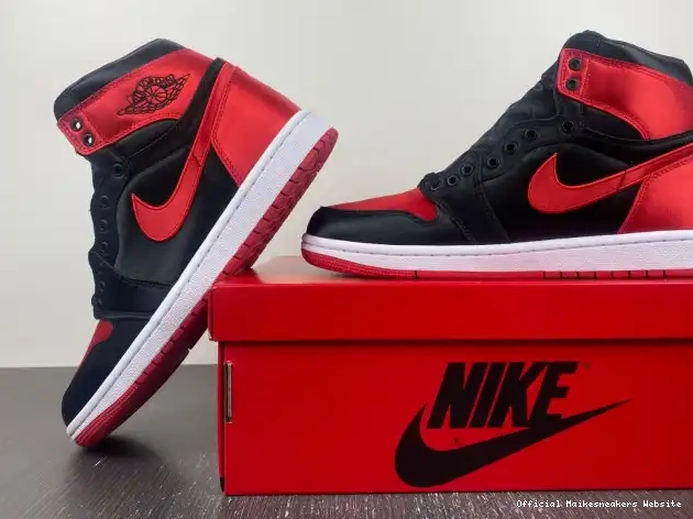 Official Maikesneakers Jordan High 1 Satin Air WMNS OG FD4810-061 Bred 0516